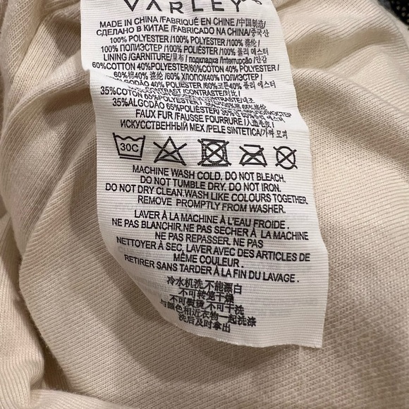 Women’s Varley Pull Over Half Zip Sherpa Appleton Fleece Cinch Waist Size L - Picture 11 of 14